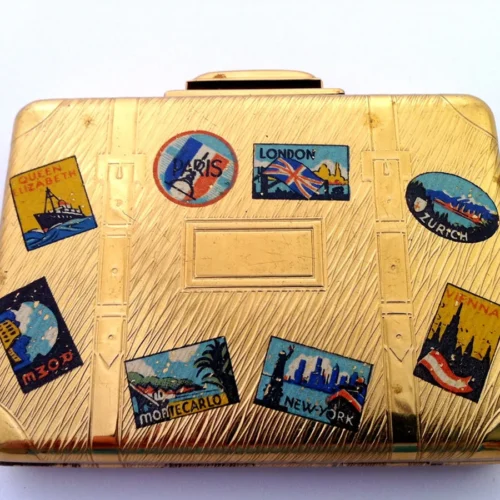 Vintage Hardshell Suitcase