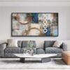 Large Black Frame Abstract